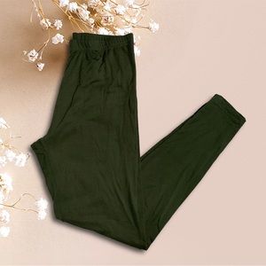 Olive Green Leggings
